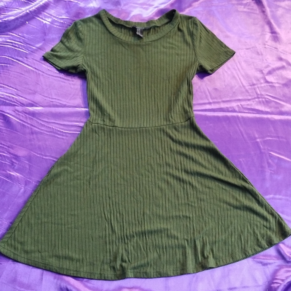 Forever21 Ribbed Skater Dress